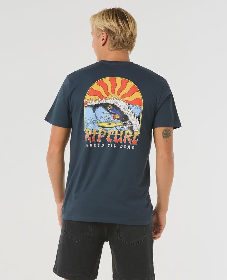 Shred Til Tee, Colour: Dark Navy, Size: M