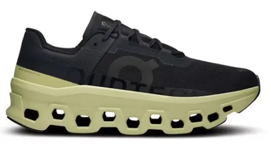 Cloudmonster 1 men, Color: Black/acacia, Size: 9