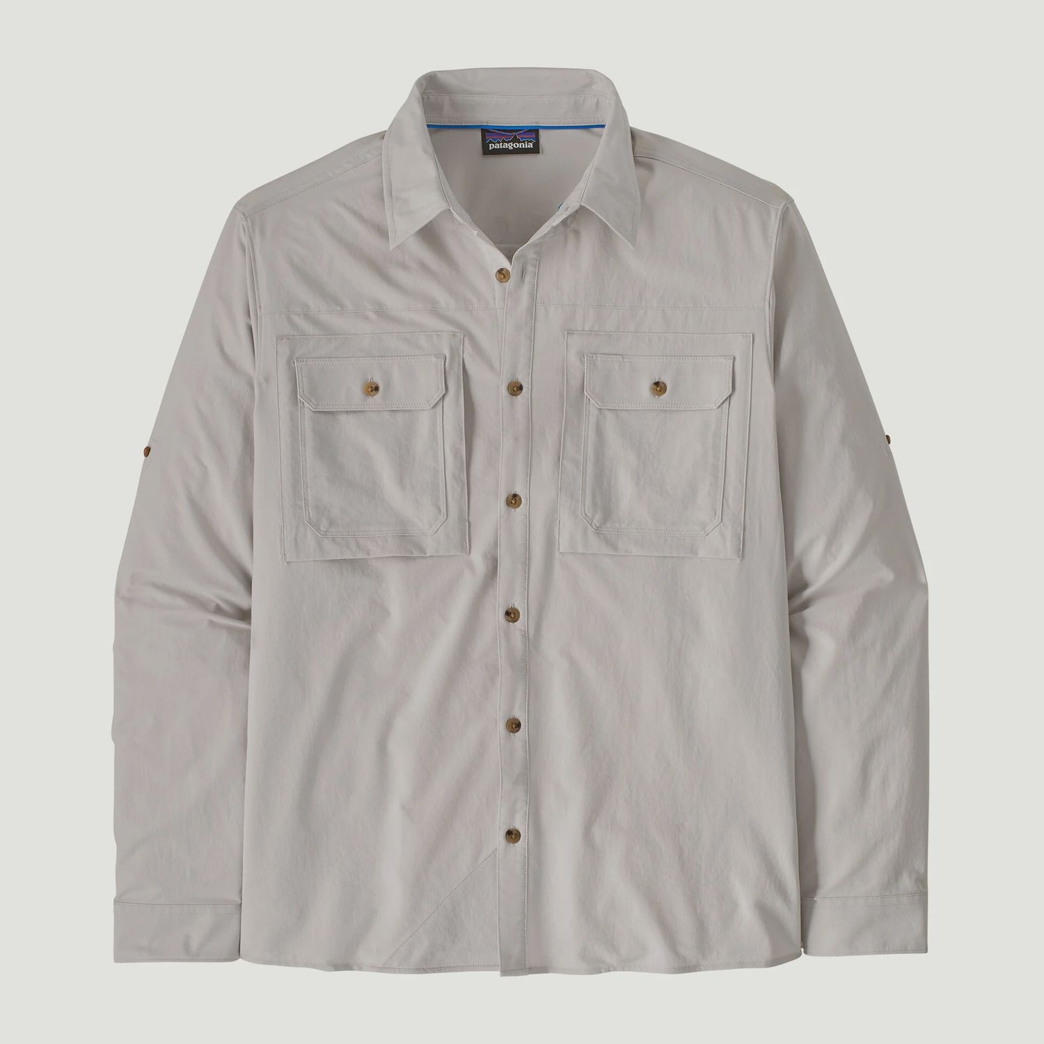 M's L/S self Guided Sun Shirt, Colour: CRGY, Size: M
