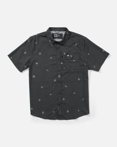 Flagship UV Button Up, Colour: BLACK, Size: M