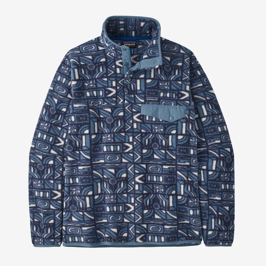 M's LW Synch Snap-T, Color: New Visions/New Navy, Size: XS