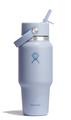 32oz wide flex straw travel bottle, Colour: surf