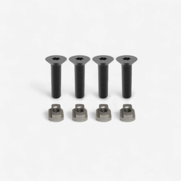 Dropbox screw pack, Colour: black, Size: 23mm