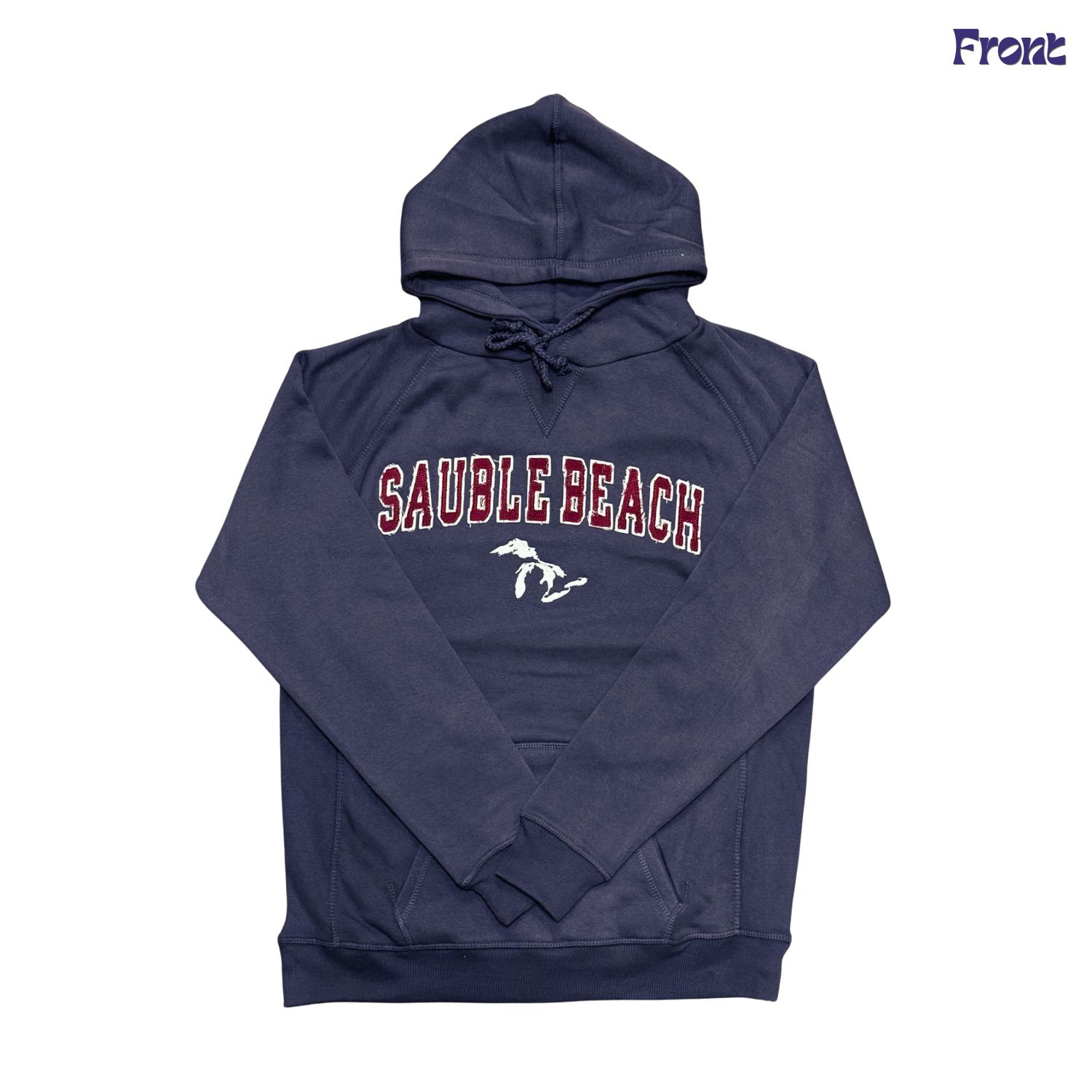 SB ol' varsity gl hoody, Colour: slated blue, Size: S