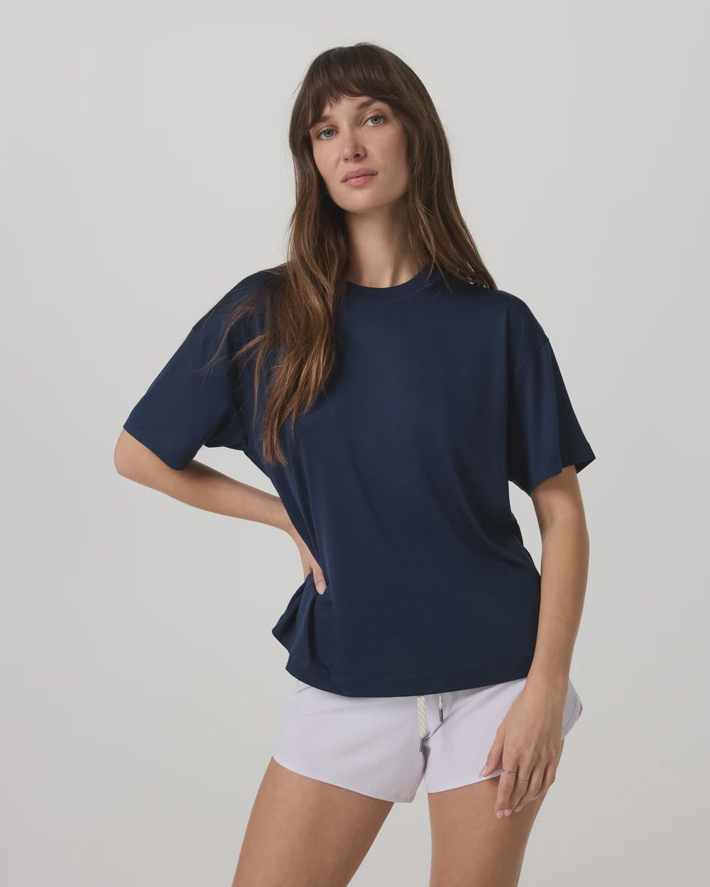 Energy Tee Long, Colour: Blue Coast, Size: S