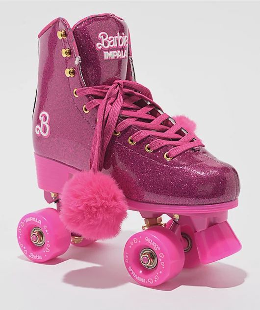 Barbie roller skates, Size: 5