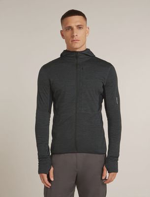 M merino 200 realfleece descender ls zip hood