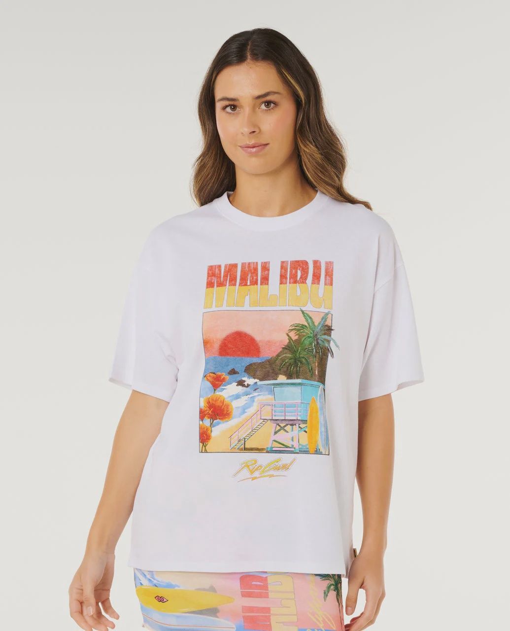 Hayley O Heritage Tee, Colour: Optical White, Size: S