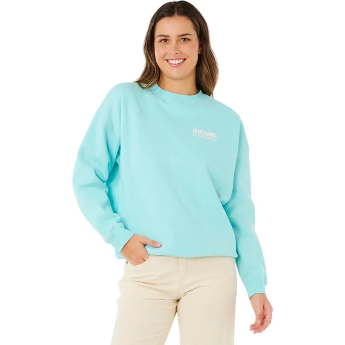 Surf Puff Inspired Crew, Colour: Light Sea Blue, Size: S