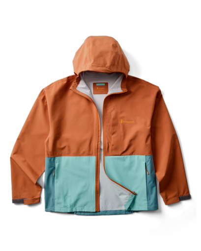Cielo Rain Jacket, Colour: WHISKEY AND TIDE POOL, Size: XS
