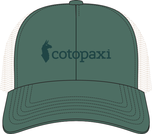 Vintage Trucker Hat, Colour: JUNIPER
