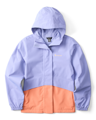 Rayu Rain Jacket, Colour: ASTER AND GRAPEFRUIT, Size: XXS