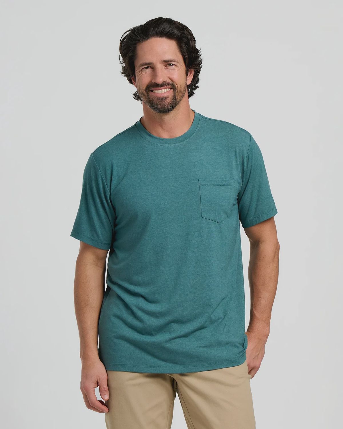 men's bamboo flex pocket tee