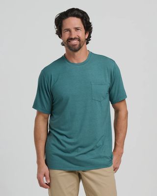 men's bamboo flex pocket tee