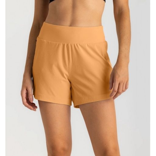 women's bamboo-lined active breeze short - 5, Colour: sand dune, Size: XL