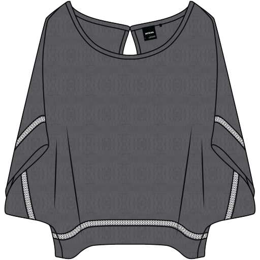 Ocean Hills Top, Colour: SHADOW, Size: XS_