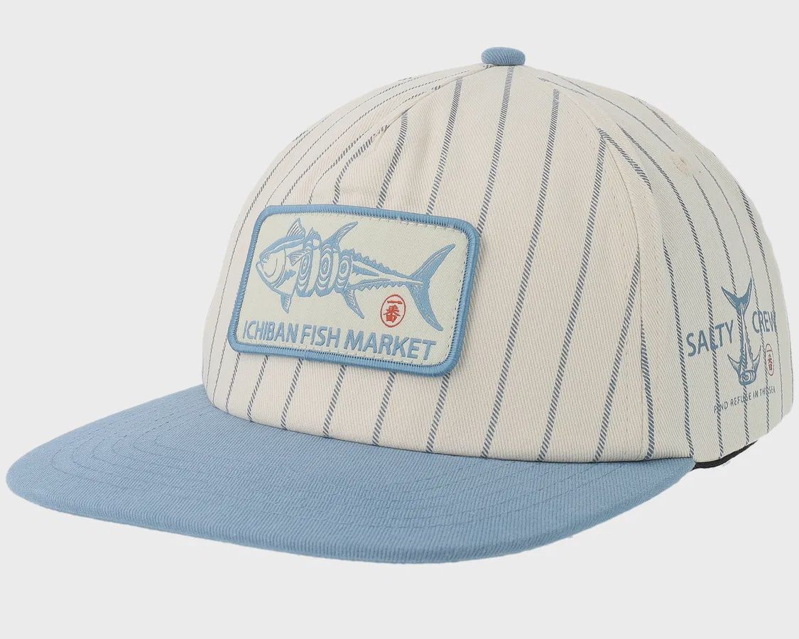 Fish market Snapback, Colour: off white/slate