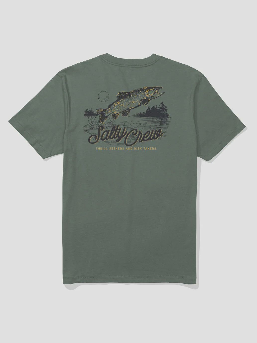 Fish Fest SS Tee, Colour: Cast Blue, Size: M