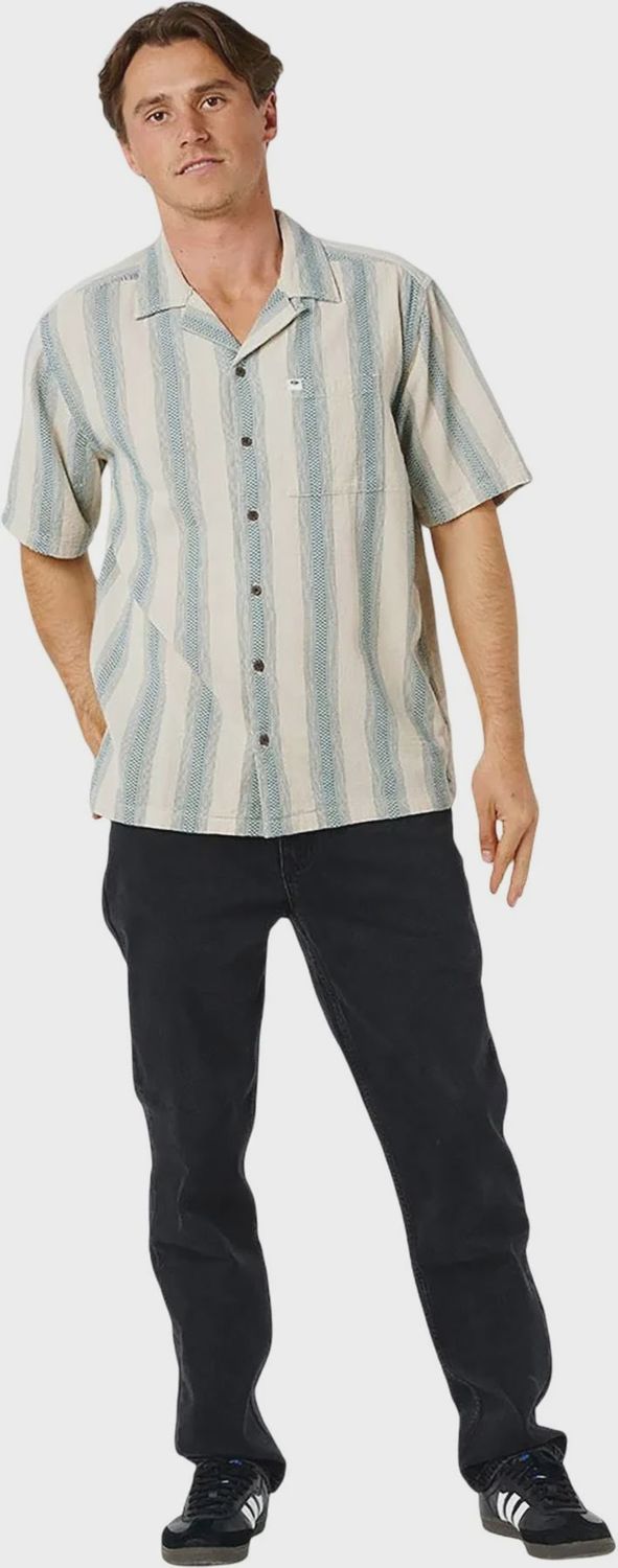 Classic surf weaver s/s shirt, Colour: Vintage White, Size: M