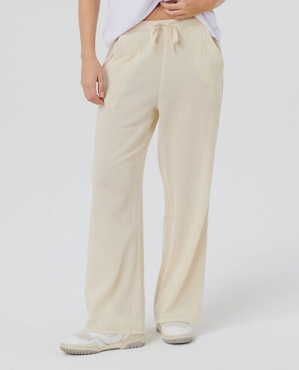 classic surf wide leg pant, Colour: natural, Size: XS