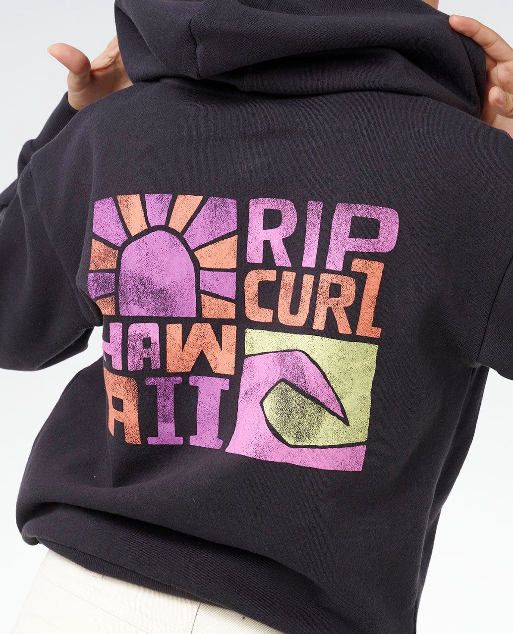 Catalina island Relaxed Zip, Colour: Washed Black, Size: s