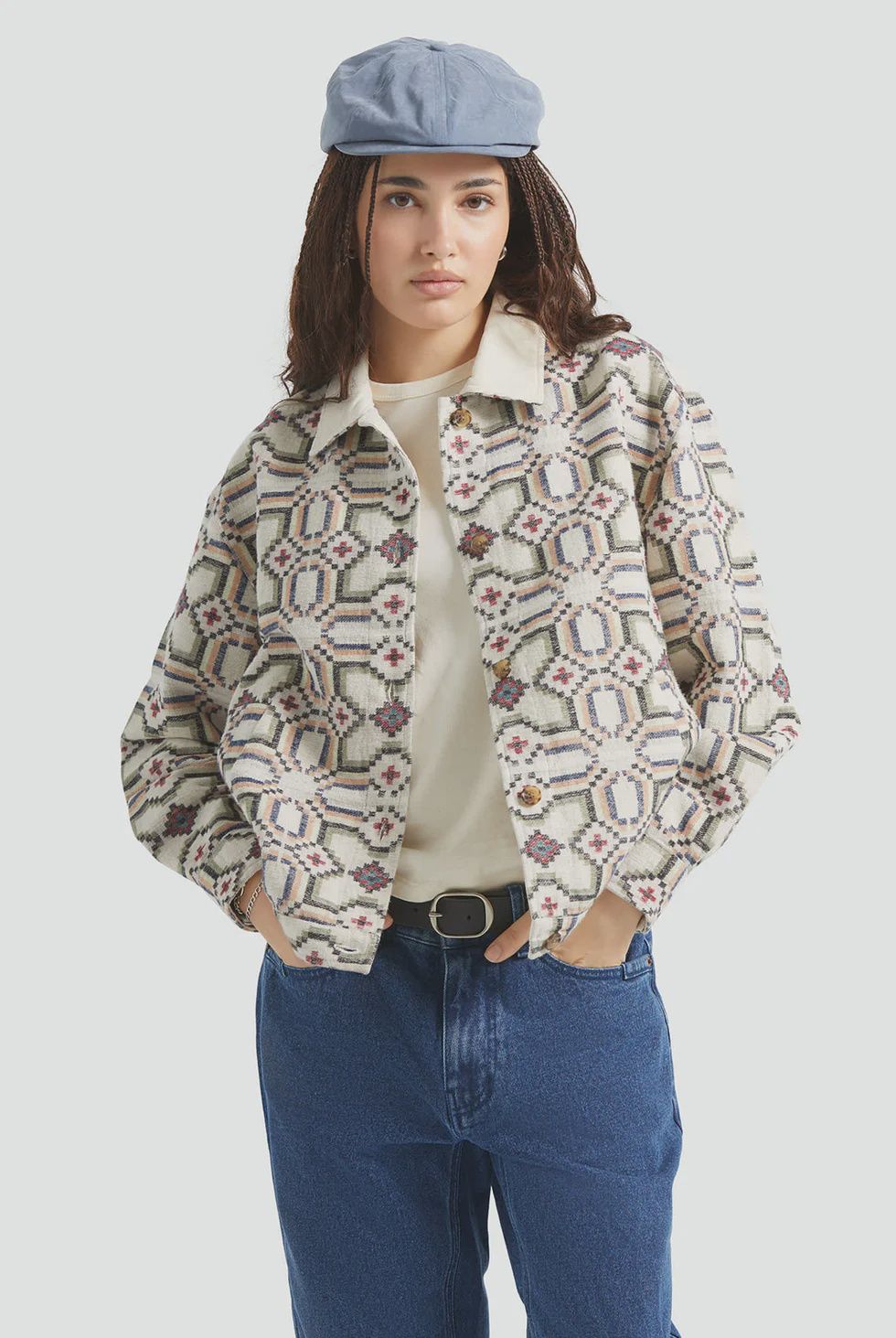 The Alfama Jacket, Colour: DiGi Tile, Size: s