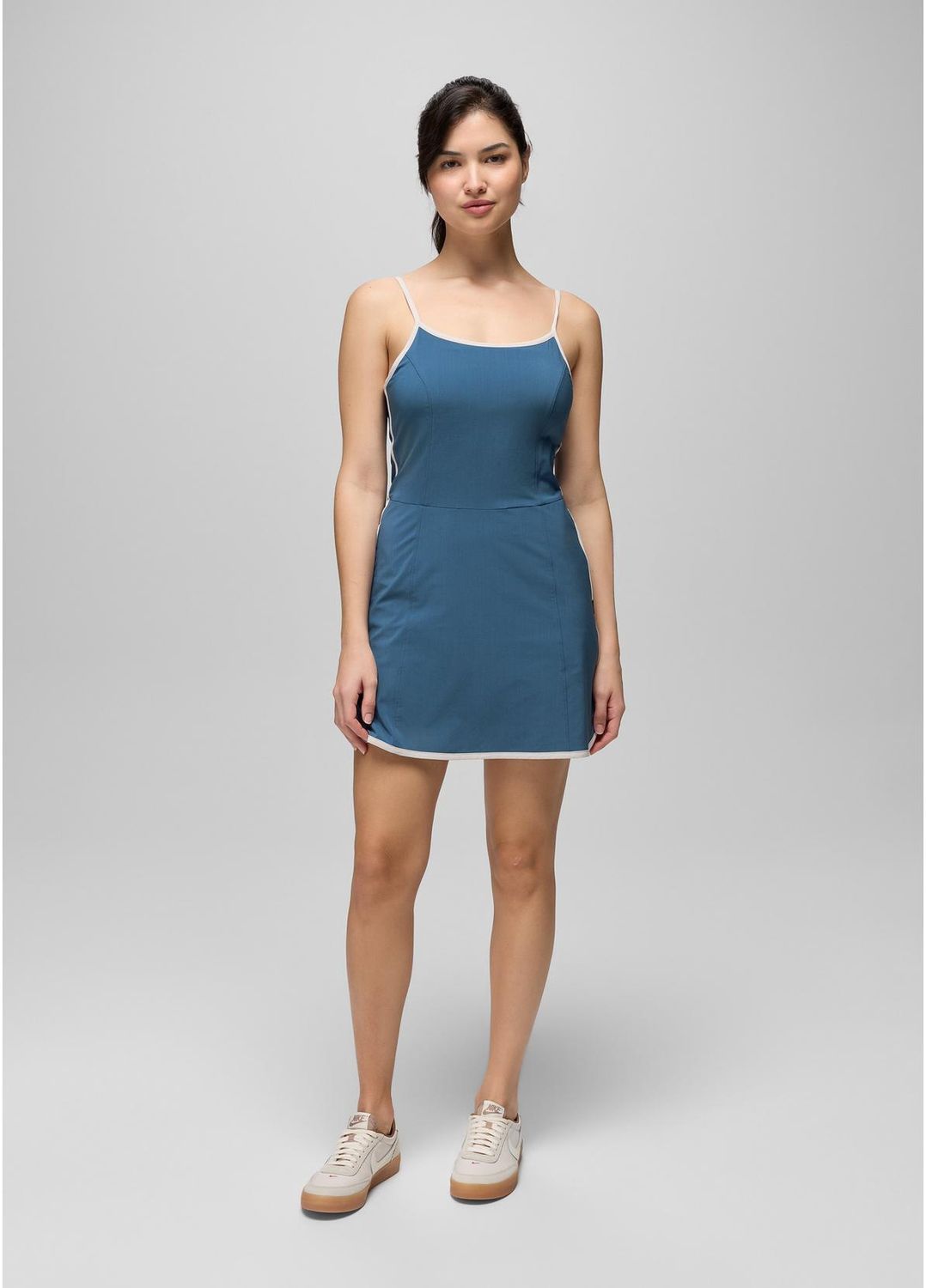 Railay Scallop Dress, Colour: Bluff Blue, Size: s