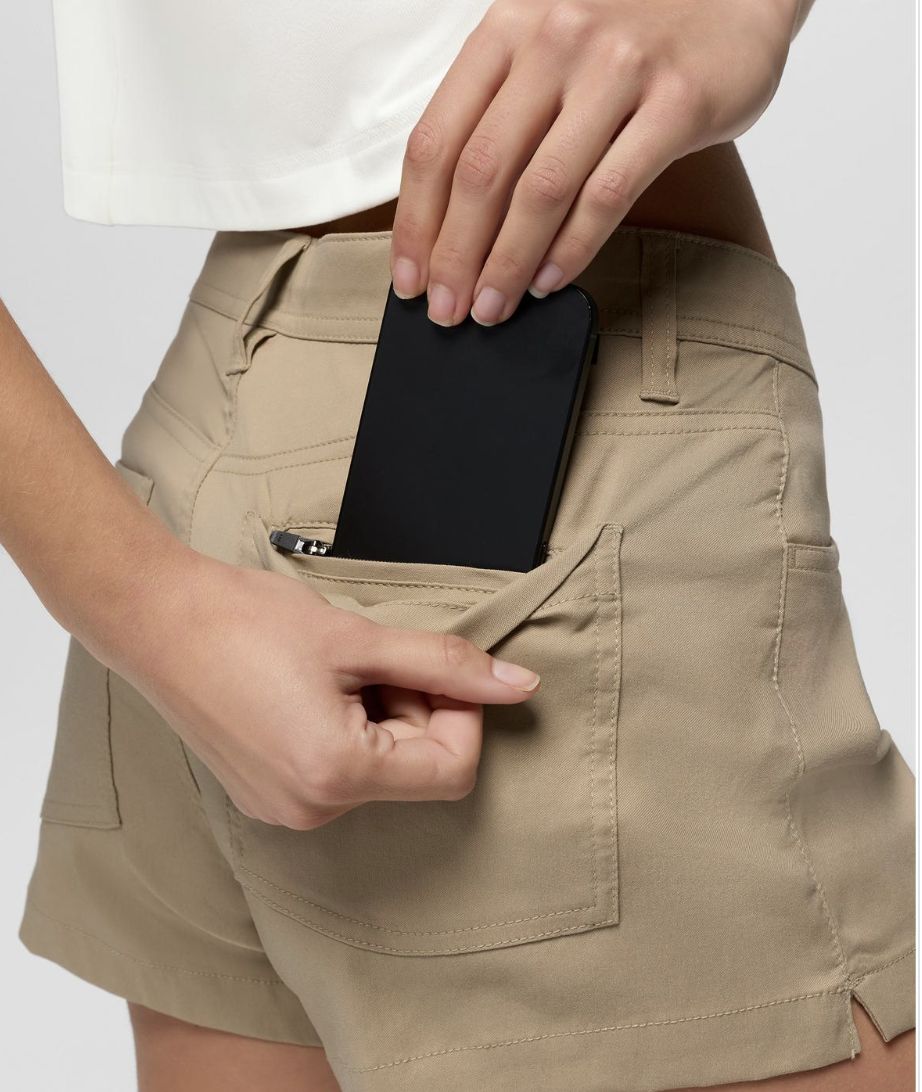 Stretch Zion Halle Short, Colour: Sandbar, Size: 4