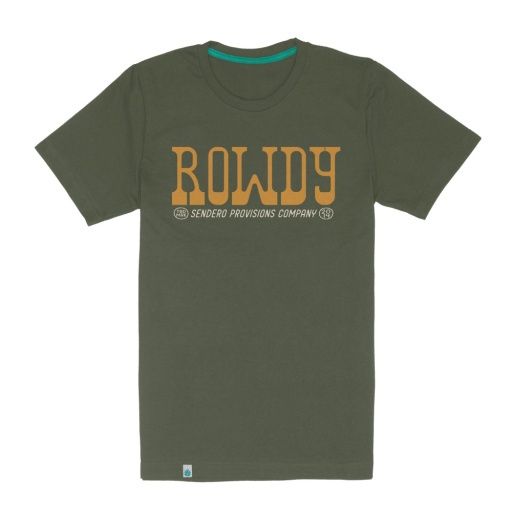 ROWDY T-SHIRT, Colour: ARMY GREEN, Size: X-Small