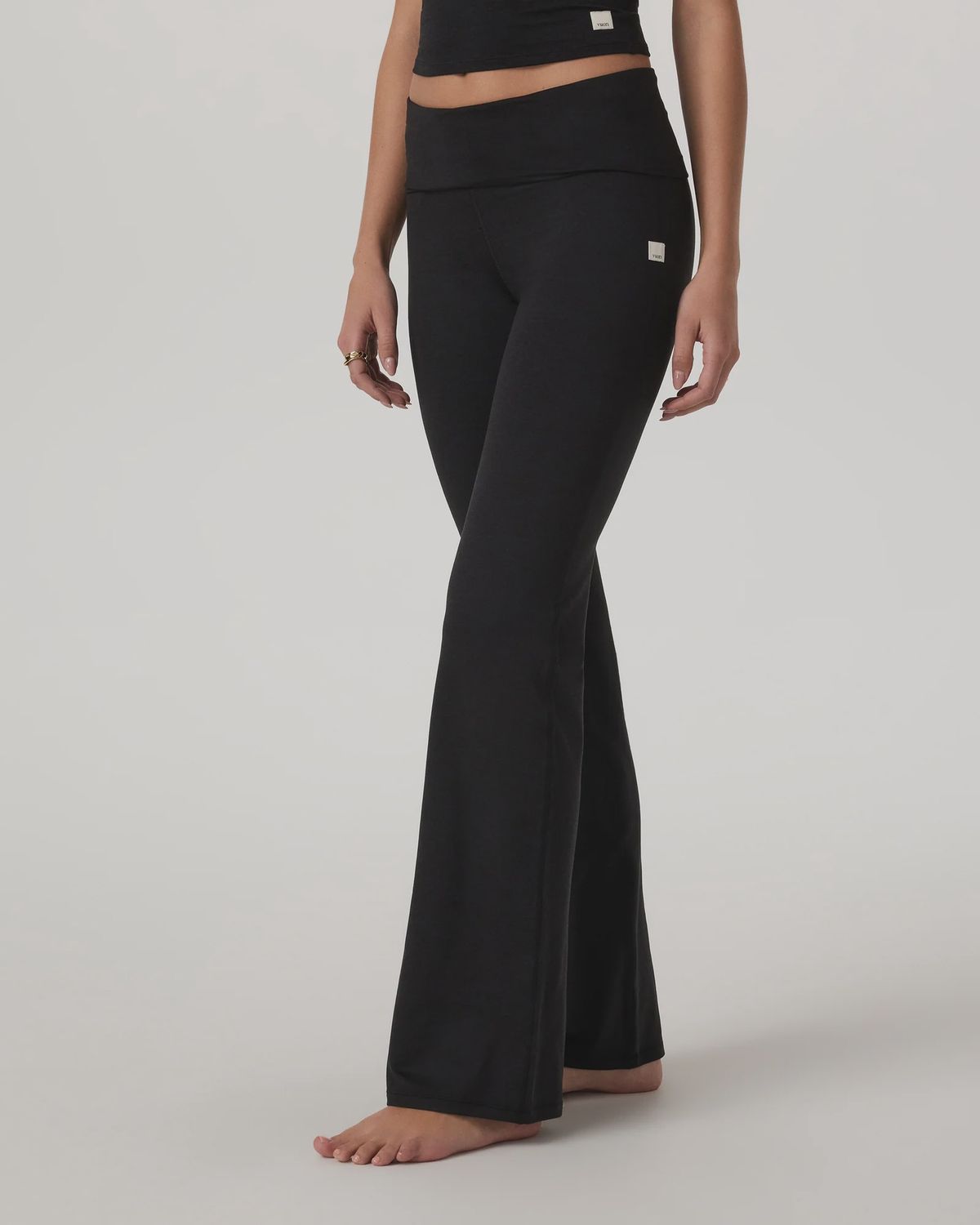 Halo Foldover Pant, Colour: Black Heather, Size: XS