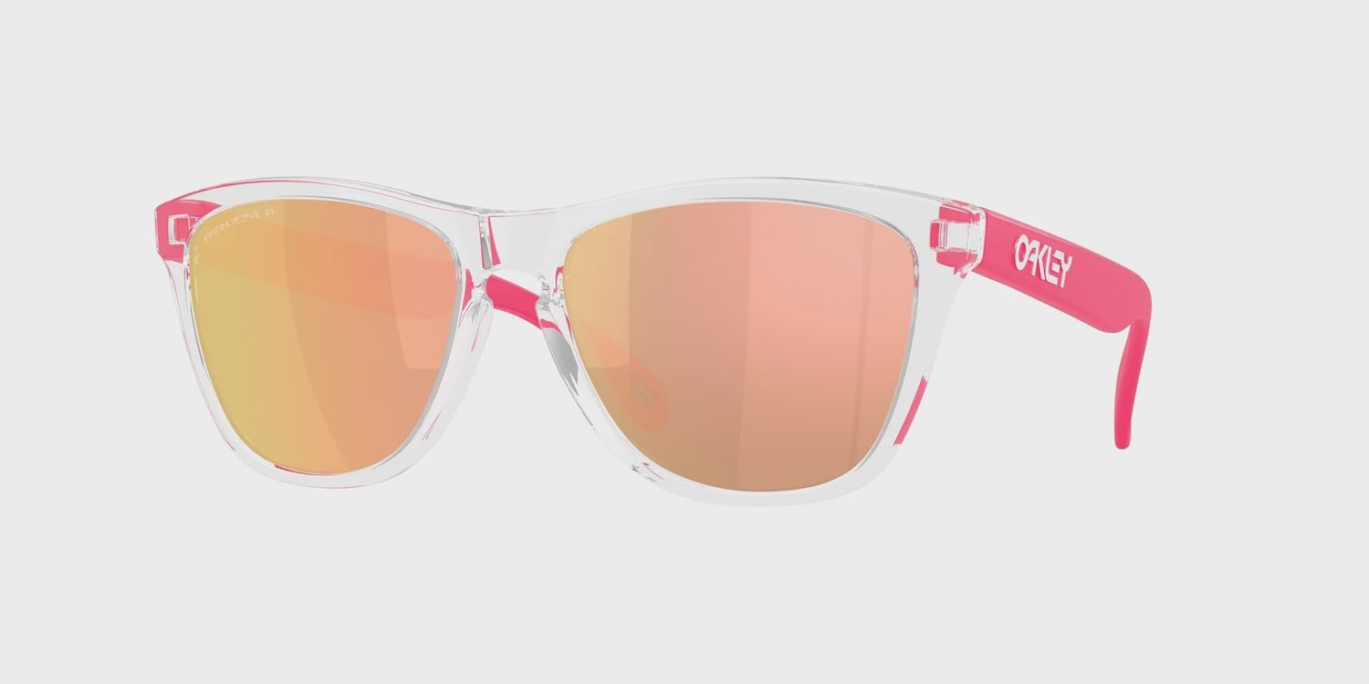 Frogskin neon pop collection, Colour: clear w/ rose gold
