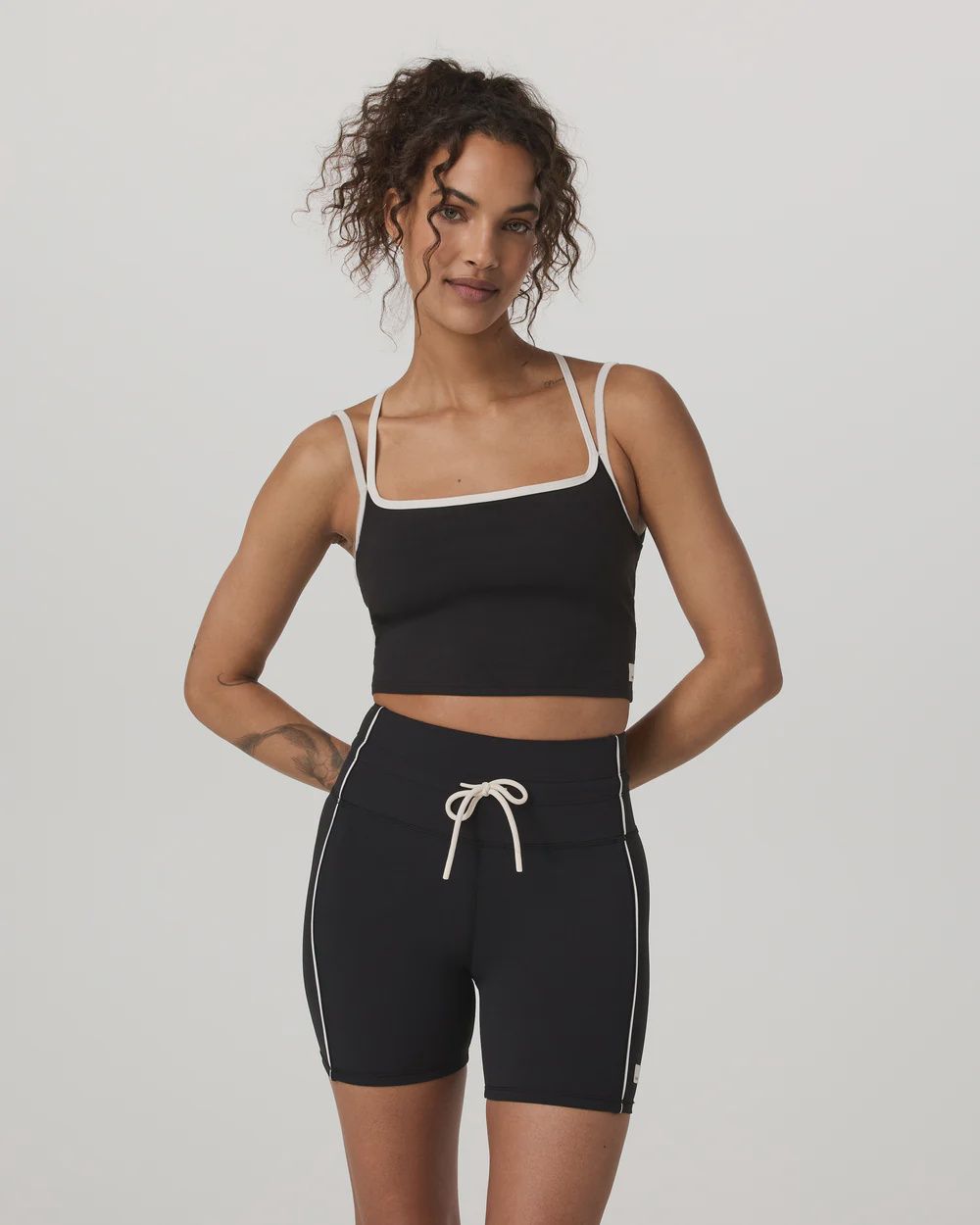 Daily layered tank, Colour: BLK, Size: S