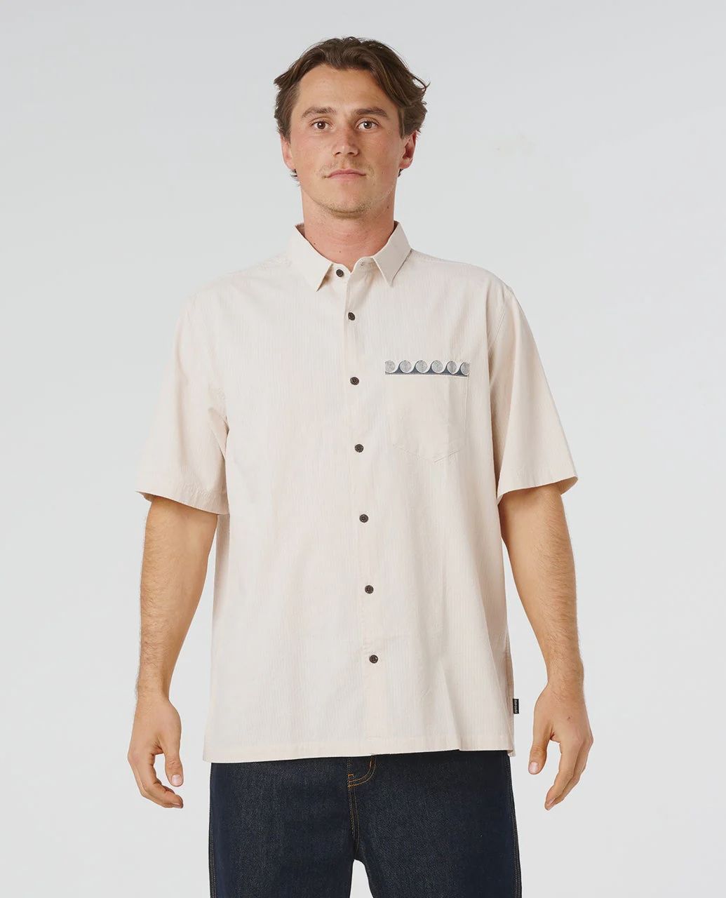 AOTS s/s shirt, Colour: vintage white, Size: M