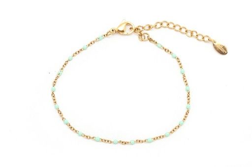 SWEET DOTS BRACELET ~ SALTY BABES, Colour: AQUA