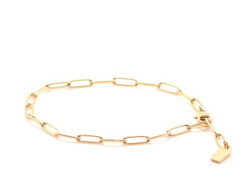 PAPERCLIP BRACELET ~ SALTY BABES, Colour: classic gold