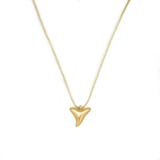 SHARK TOOTH ~ SALTY PENDANTS, Color: gold
