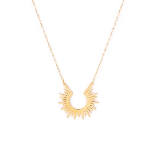SUNRISE NECKLACE ~ SALTY BABES, Colour: gold