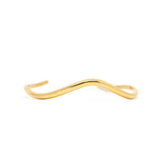 WAVE BANGLE ~ SALTY BABES, Colour: gold