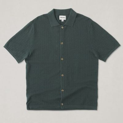 Textured Knit SS Shirt