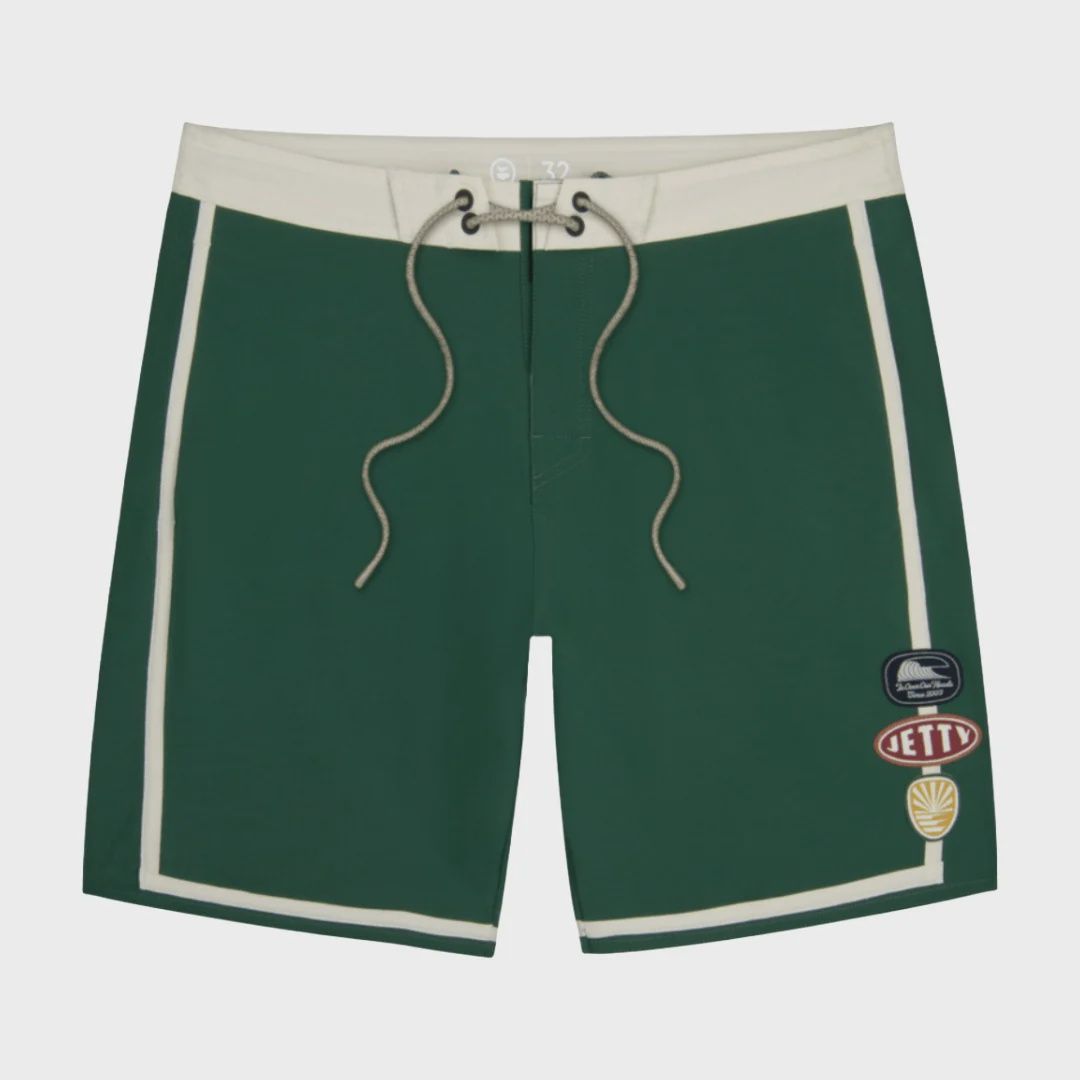 Hudson Hybrid Boardshort, Colour: GRN, Size: 32
