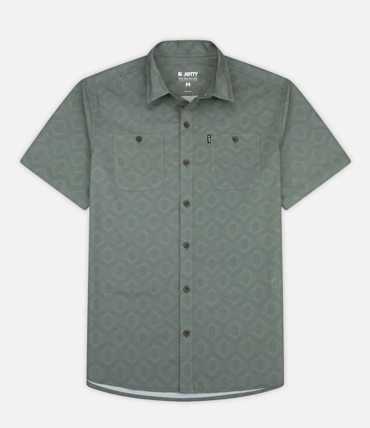 Seabrite Cotton Shirt, Colour: Agave, Size: M
