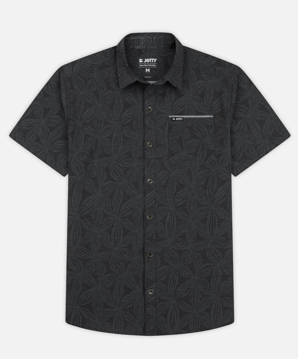 Garwood Woven SS, Colour: Blk, Size: M