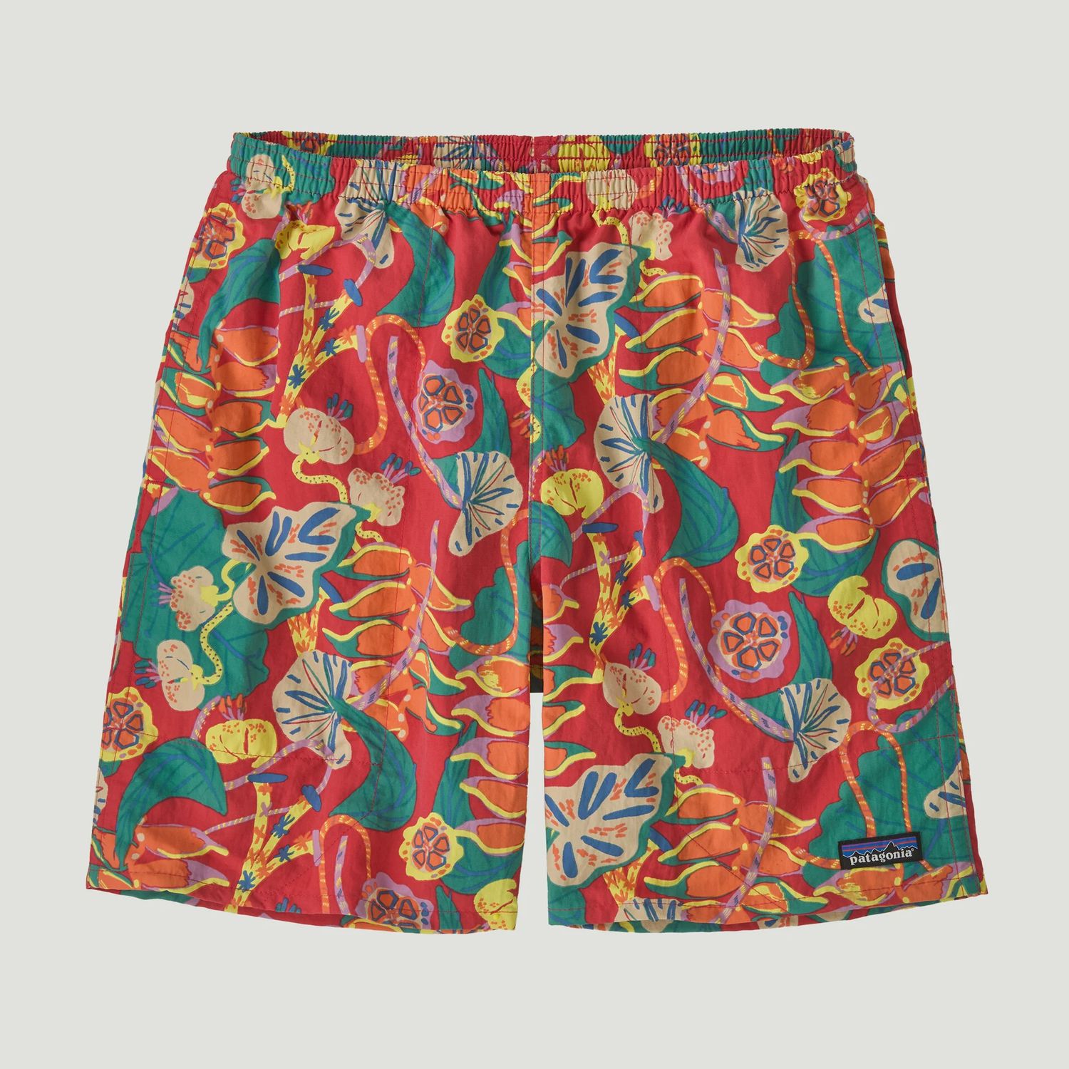 Men's baggies long - 7", Colour: tropiclimb: hot ember, Size: M