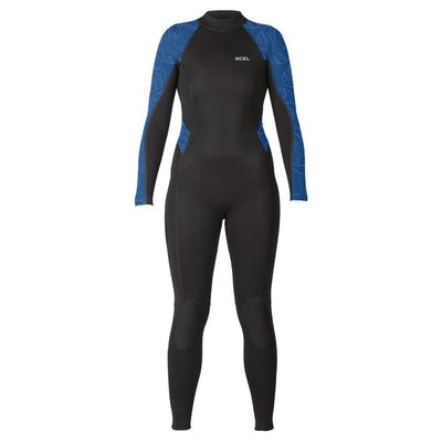 Women's axis flatlock L/S back zip 3/2 fullsuit