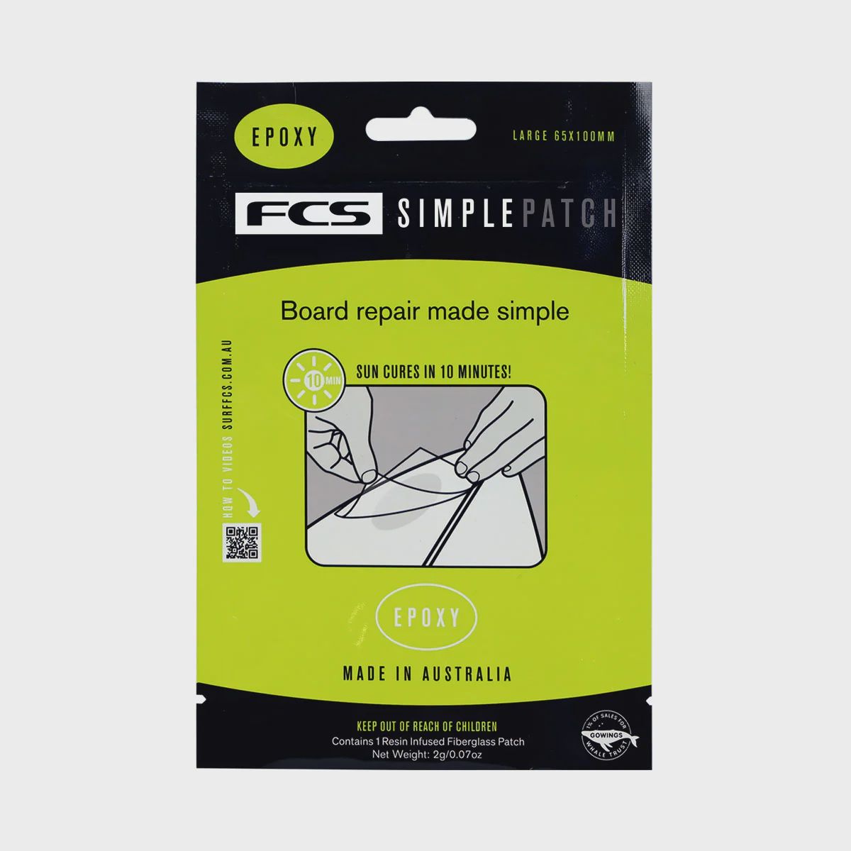 Simple Patch repair kit - single, Colour: epoxy, Size: regular