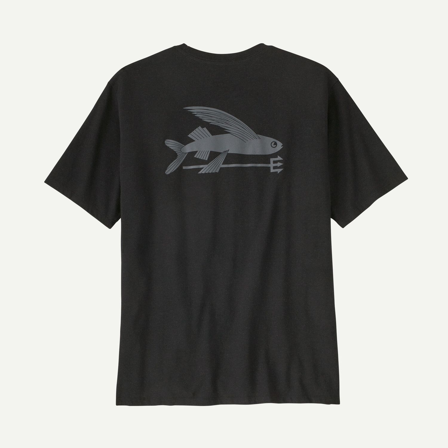 Men's Flying Fish Responsibili-Tee, Colour: ink black, Size: M
