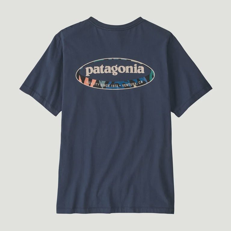 Men's '95 Oval Logo T-Shirt Men's '95 Oval Logo T-Shirt, Colour: New Navy: Kaleido, Size: S