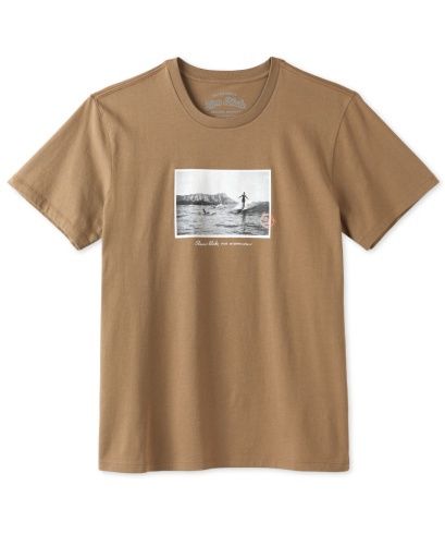 TOM BLAKE PHOTO TEE, Colour: chestnut, Size: S