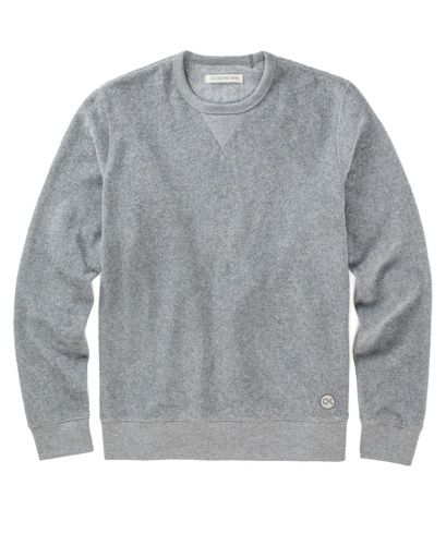 HIGHTIDE CREW, Colour: MID HEATHER GREY, Size: XS
