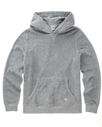 HIGHTIDE PULLOVER HOODIE, Colour: MID HEATHER GREY, Size: XS